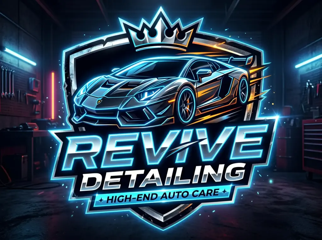 Cool and Bold Car Detailing Logo