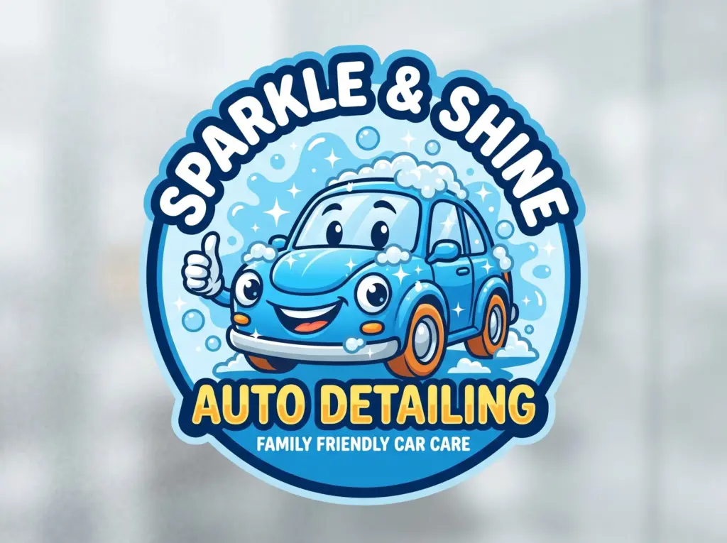 Cartoon Detailing Logo