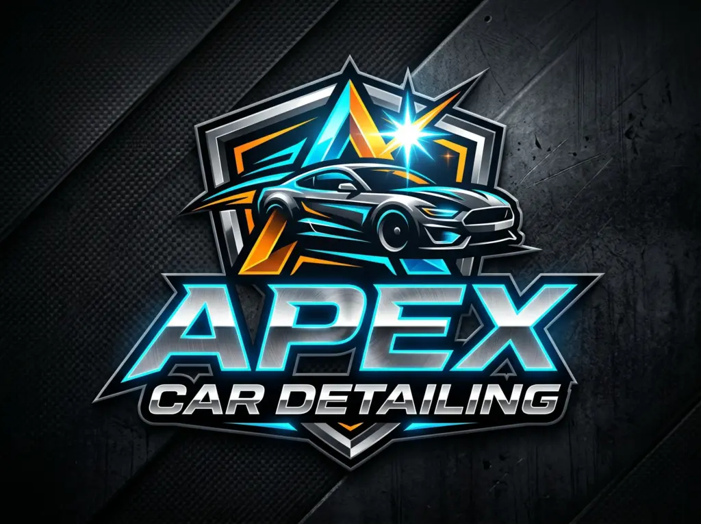 Cool and Bold Car Detailing Logo